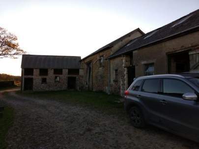 Existing stone barn complex